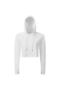 Image of Cropped Long-Sleeved T-Shirt