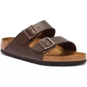 Image of Birkenstock Brown Arizona Birko-Flor Sandals mens Mules / Casual Shoes in Brown
