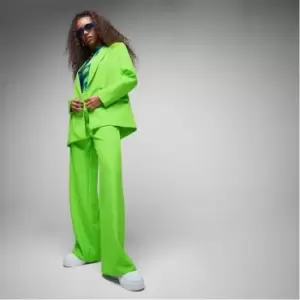 Image of Missguided Tailored Wide Leg Trousers - Green