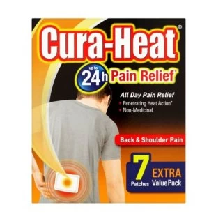 Image of Cura-Heat Back & Shoulder Pain 7 Patches