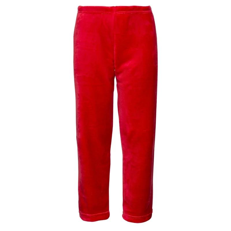 Image of Ribbon Eskimo Style Lounge Pants in Red Size: 11-13 Years Red Unisex 11-13 Years