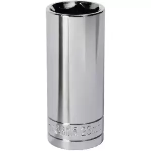 Image of Sealey S0678 WallDrive Socket 23mm Deep 1/2"Sq Drive