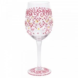 Image of Melon Henna Wine Glass