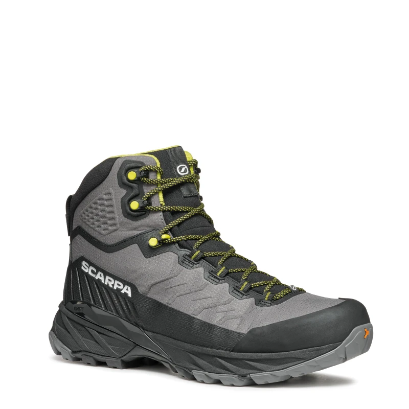 Image of Scarpa Rush Trk LT GTX Hiking Boots Mens Grey Lime male 10 (44.5)