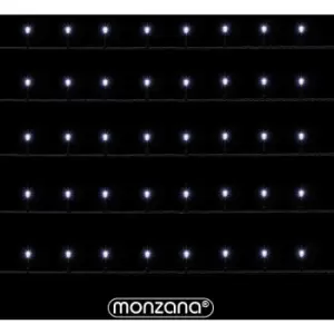 Image of Monzana chain of lights 200 LEDs with remote control Timer function 8 light modes Dimmable IP44 outside inside Christmas lights warm white/cold
