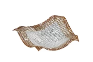 Image of RUMBA Ceiling Light Transparent, Amber, Crystal 72x16x72cm