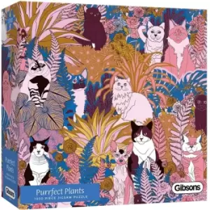 Image of Purrfect Plants Jigsaw Puzzle - 1000 Pieces