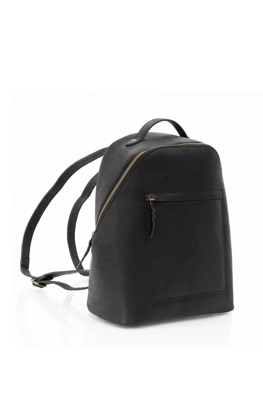 Image of PRIMEHIDE 'Rica' Leather Ladies Backpack Black female