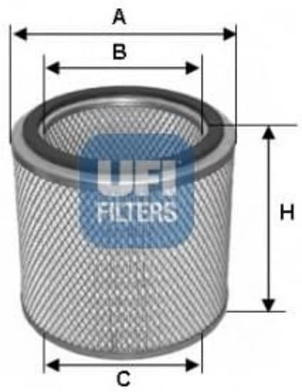 Image of UFI 30.070.00 Air filter 46 170 348 Filter Insert VOLVO: V40 Estate, S40 I, MITSUBISHI: Space Star, Carisma Hatchback Air Filter (8)