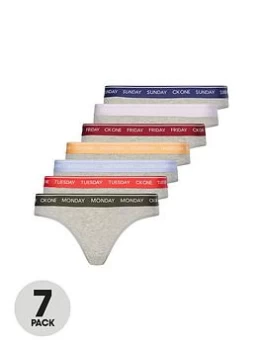 Image of Calvin Klein 7 Days A Week Multipack Knicker - Grey Size M Women