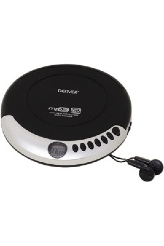 Image of Denver Dmp-391 Portable Personal Cd Player With Mp3 Support And Bass Boost