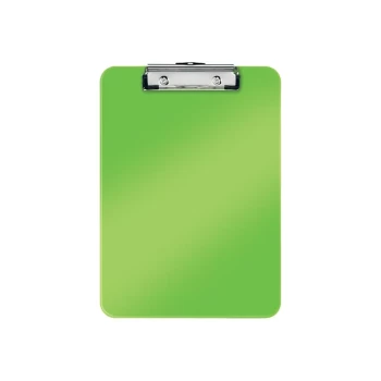 Image of WOW Clipboard. 75 sheet capacity. A4. Green - Outer carton of 10