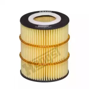 Image of Oil Filter Insert With Gasket Kit E832H D317 by Hella Hengst