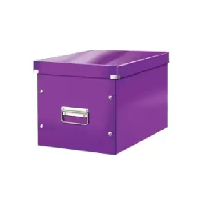 Image of WOW Click & Store Cube Large Storage Box, Purple