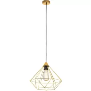 Image of Eglo - Tarbes Ø325 Brushed Brass Pendant - Brushed Brass