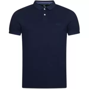 Image of Superdry VT Dust Polo Shirt - Nticl Navy 09S