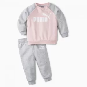 Image of PUMA Minicats Essentials Raglan Babies' Jogger Set, Lotus, size 2T, Clothing