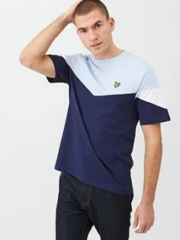 Image of Lyle & Scott Lyle and Scott Panel T-Shirt