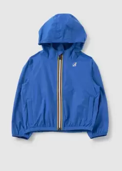 Image of K-Way Kids Le Vrai 3.0 Claude Packable Waterproof Jacket In Blue Royal Marine
