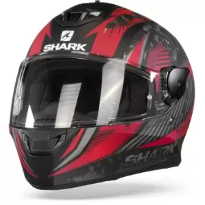Image of Shark D-Skwal 2 Atraxx Mat Black Red Anthracite KRA L