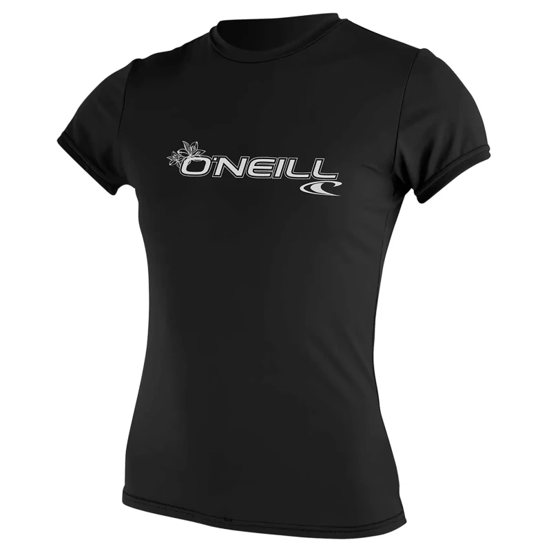 Image of O'Neill Womens T-Shirt O'Neill Basic Skins Sun Noir Female L