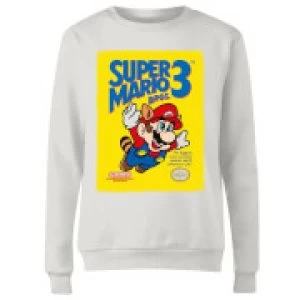 Image of Nintendo Super Mario Bros 3 Womens Sweatshirt - White - M
