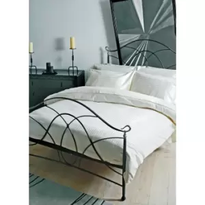 Image of Egyptian Cotton Satin Stripe Flat Sheet