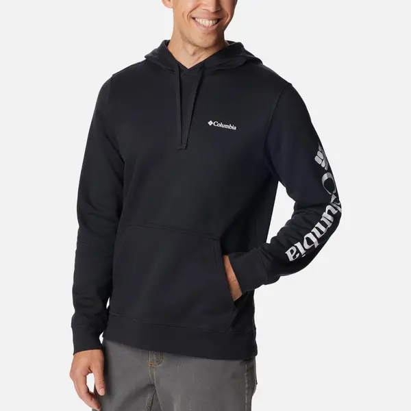 Image of Columbia Columbia Trek Cotton-Jersey Hoodie - M Black Hoodies and Sweatshirts male 1957913-014 M