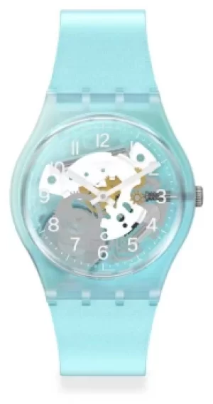 Image of Swatch Morning Sky Blue Silicone Strap GL125 Watch