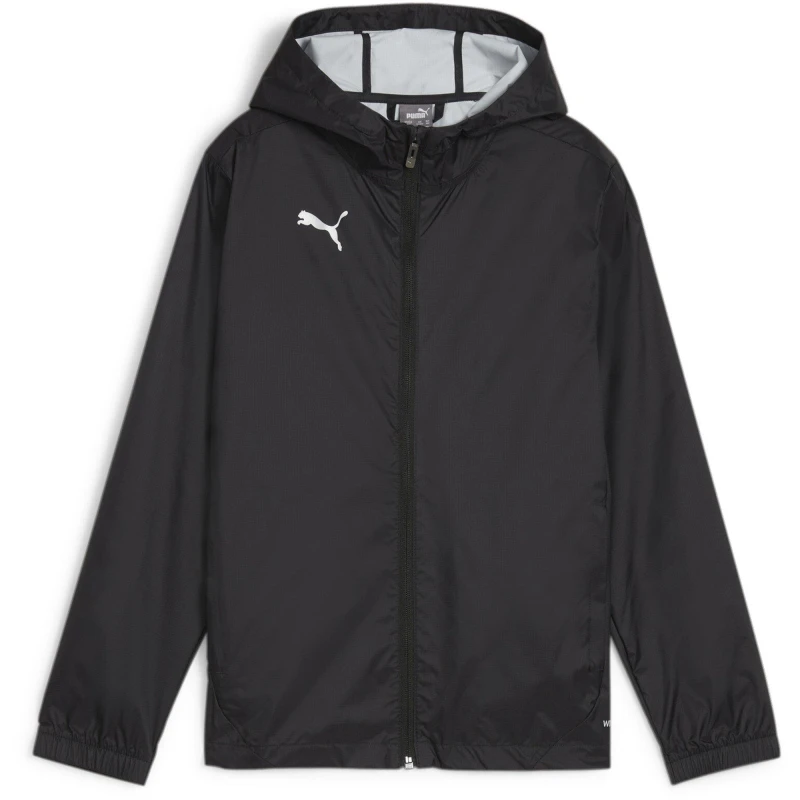 Image of Puma Kids Teamfinal Waterproof Rain Anorak Puma Black male 5-6 (XS)