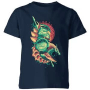 Image of Aquaman Xebel Kids T-Shirt - Navy - 3-4 Years - Navy