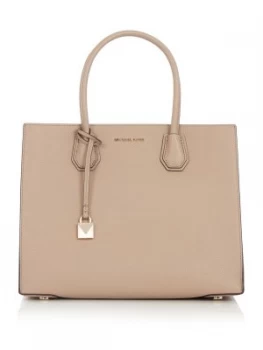 Image of Michael Kors Mercer large convertible tote bag Dark Brown