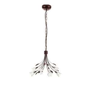 Image of Litecraft Jasper Chocolate Ceiling Light