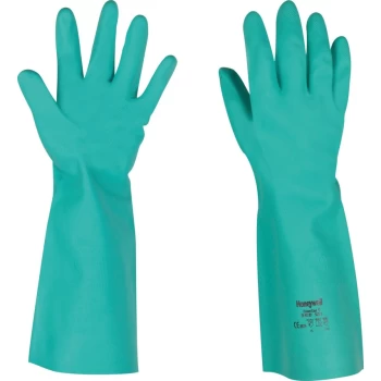 Image of 953-03 Powercoat Nitraf Nitrile Green Gloves - Size 8