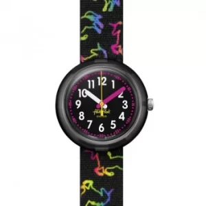 Image of Childrens Flik Flak Disco Unicorn Watch