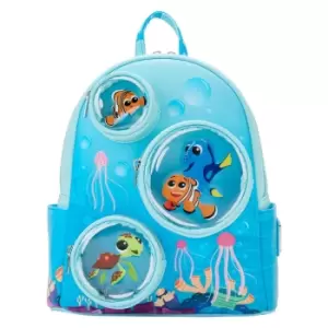 Image of Loungefly Disney Finding Nemo 20th Anniversary Bubble Pockets Mini Backpack