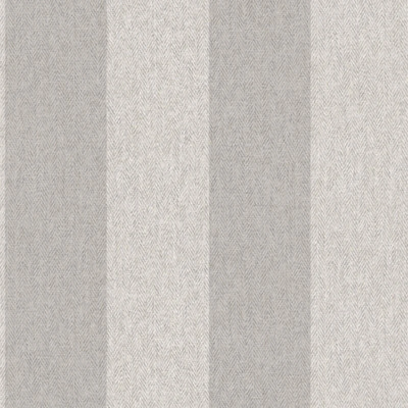 Image of Crown Crown - Harris Tweed Herringbone Stripe Soft Grey Wallpaper Luxury Fabric Effect WL-M1872