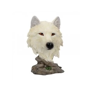 Image of Snow Searcher Wolf Statue