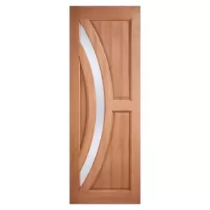 Image of Harrow External Glazed Unfinished Hardwood 1 Lite Door - 813 x 2032mm