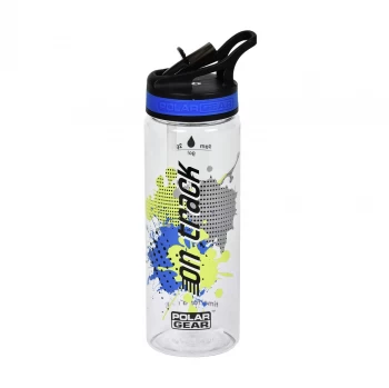 Image of Yellow & Blue Water Tracker Bottle - 600ml