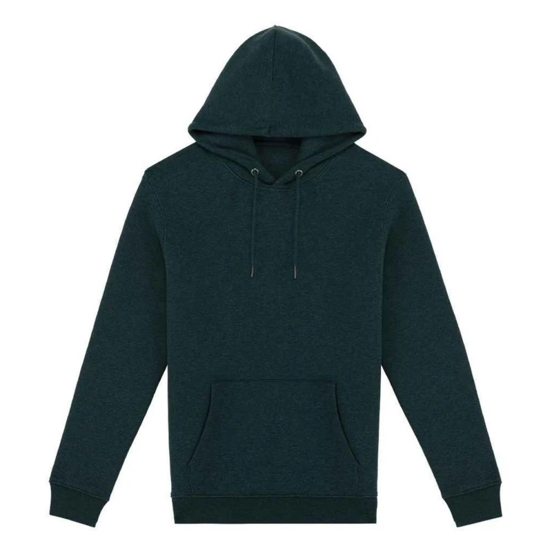 Image of Native Spirit Mens Heavyweight Hoodie in Dark Green Size: Medium Dark Green Male M