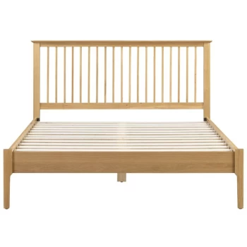 Image of Lenora - 4ft6 Double 135 x 190 Solid Oak Bed Frame