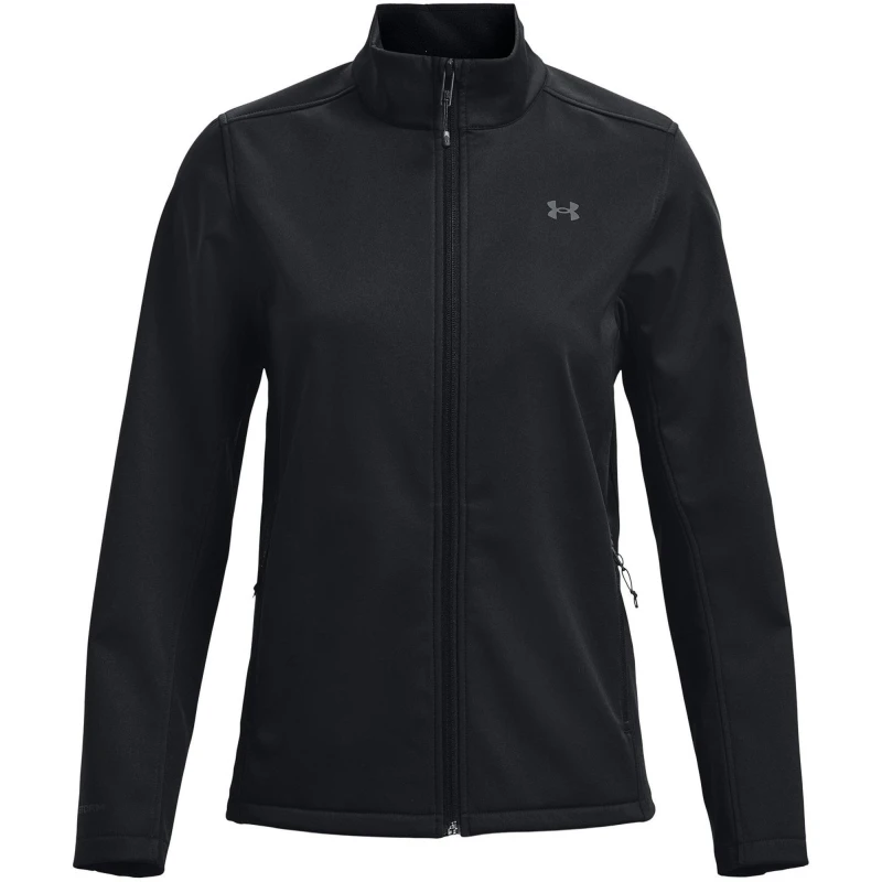 Image of Under Armour Womens Lightweight Water-Repellent Quilted Puffer Jacket Black female 8 (XS)