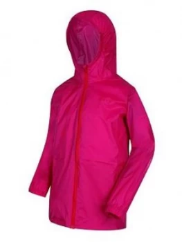 Image of Boys, Regatta Kids Pack-it Waterproof Jacket III - Pink, Fuchsia, Size 2 Years
