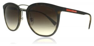 Image of Prada Sport PS04SS Sunglasses Havana Rubber U616S1 54mm