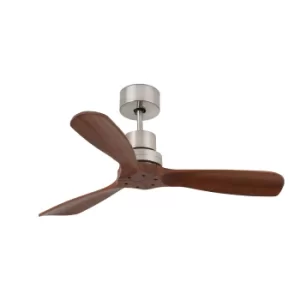Image of Mini Lantau Ceiling Fan 106cm Matt Nickel 3 Blades