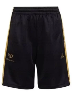 Image of Boys, adidas Junior Mo Salah Short, Black, Size 9-10 Years