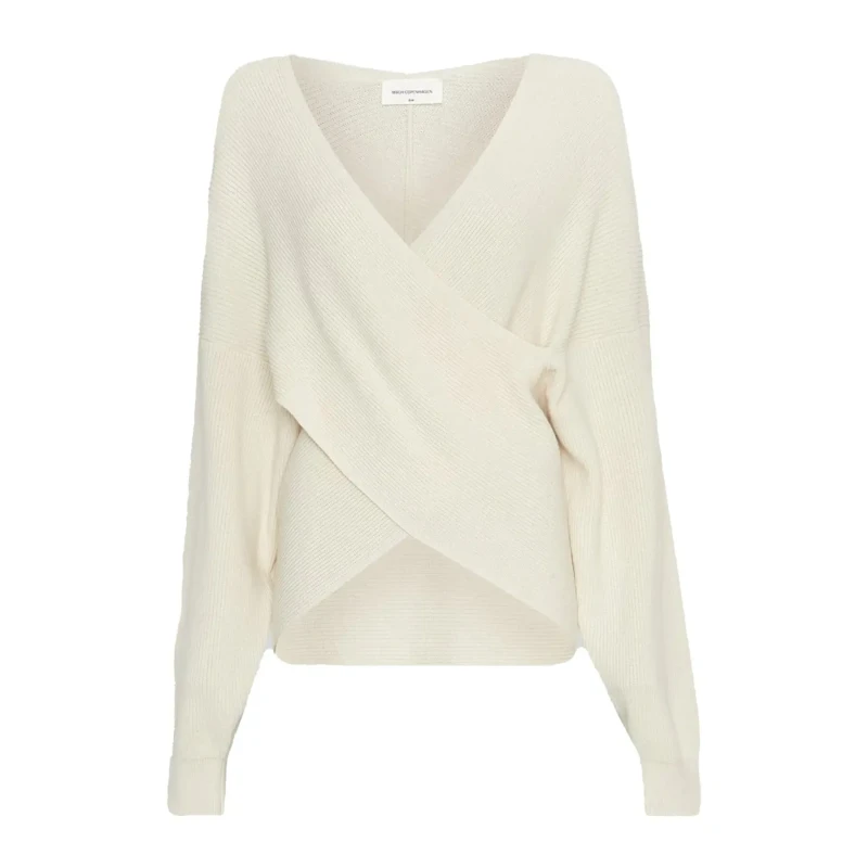 Image of moss copenhagen Sweater For Her Moss Copenhagen MSCHZinelle Rachelle Beige Female S/M