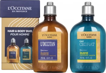 Image of L'Occitane Homme Hair & Body Duo Gift Set
