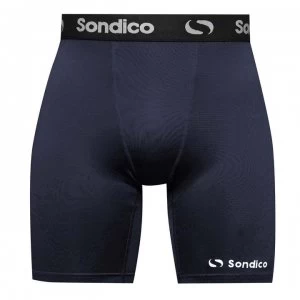 Image of Sondico Core 6 Base Layer Shorts Mens - Navy